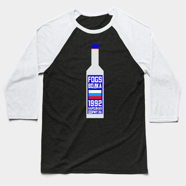 FOGS Vodka 1992 formula Baseball T-Shirt by FOGSJ